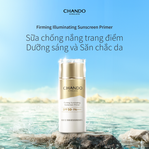 Sữa Chống Nắng Trang Điểm Hỗ Trợ Săn Chắc Da CHANDO Himalaya 60ml Hàng Chính Hãng