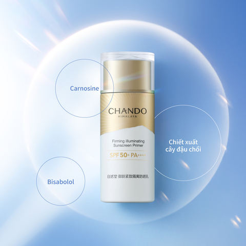Sữa Chống Nắng Trang Điểm Hỗ Trợ Săn Chắc Da CHANDO Himalaya 60ml Hàng Chính Hãng