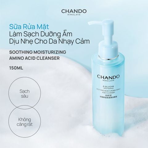 Sữa Rửa Mặt Làm Dịu & Cấp Ẩm CHANDO Soothing Moisturizing Amino Acid 150ml