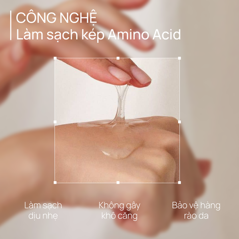 Sữa Rửa Mặt Làm Dịu & Cấp Ẩm CHANDO Soothing Moisturizing Amino Acid 150ml