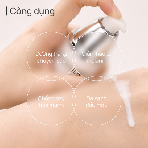 Serum Dưỡng ẩm, Dưỡng sáng, Hỗ trợ mờ thâm CHANDO Crystal White 40ml