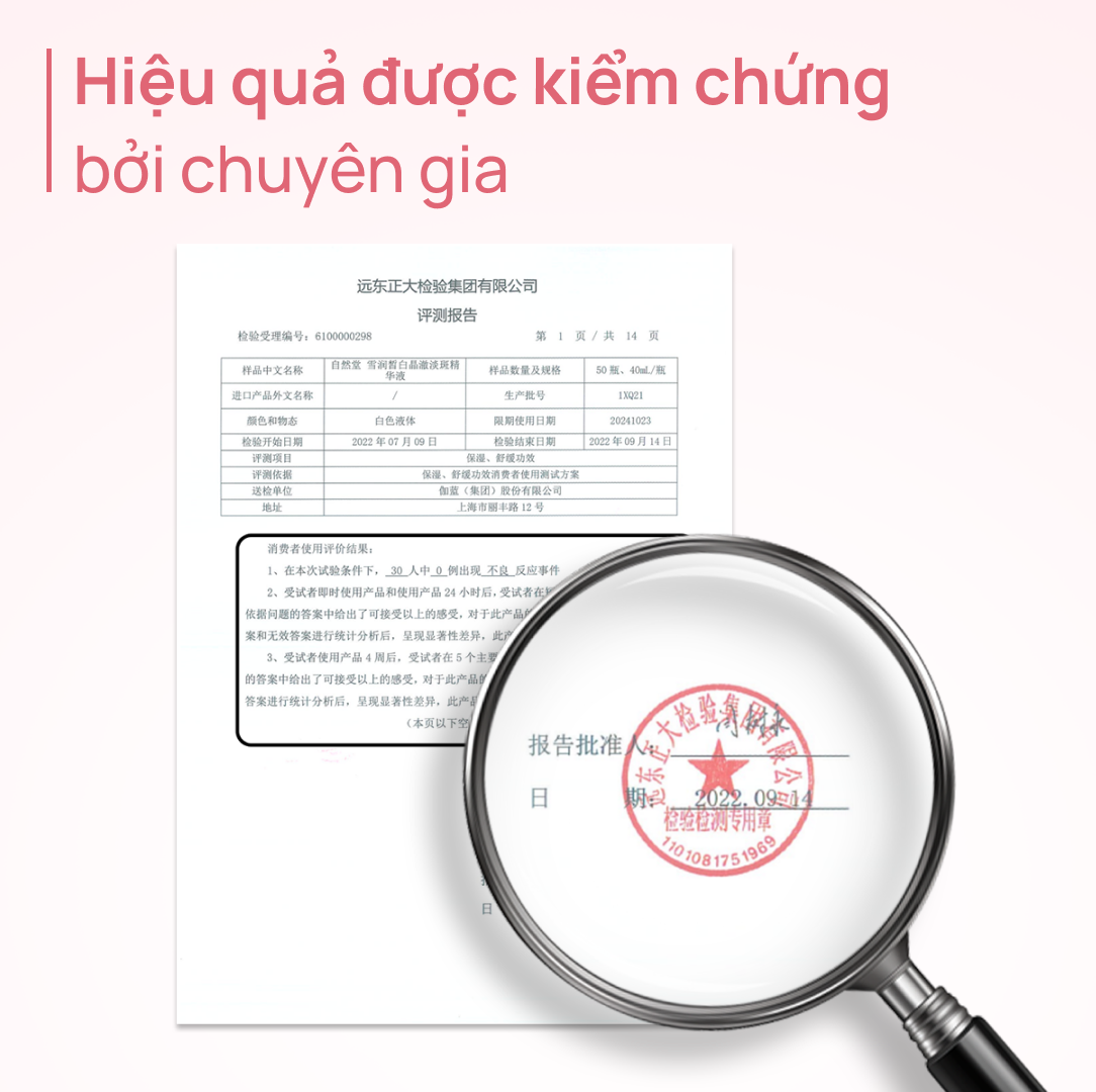 Serum Dưỡng ẩm, Dưỡng sáng, Hỗ trợ mờ thâm CHANDO Crystal White 40ml