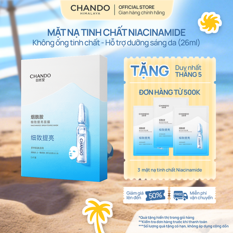 Hộp Mặt Nạ Tinh Chất Hỗ Trợ Dưỡng Sáng & Làm Dịu Da CHANDO Himalaya