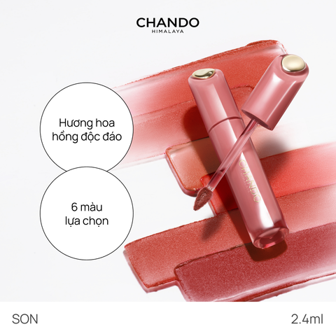 Son Kem CHANDO Himalaya Lì Mịn Như Nhung 2.4mL x 1pcs Hàng Chính Hãng