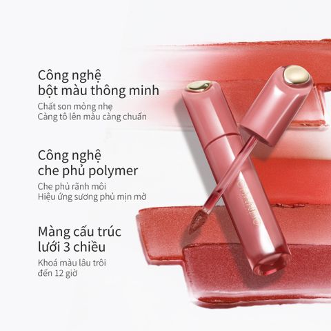 Son Kem Lì Mịn Như Nhung P01 Đào CHANDO Himalaya 2.4ml Hàng Chính Hãng