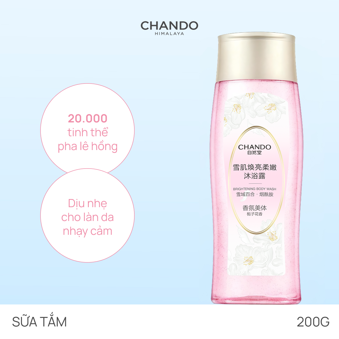 Sữa Tắm Trắng Da Nước Hoa CHANDO Brightening Body Wash 200ml