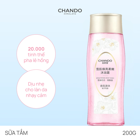 Sữa Tắm Trắng Da Nước Hoa CHANDO Brightening Body Wash 200ml
