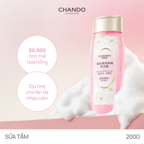 Sữa Tắm Trắng Da Nước Hoa CHANDO Brightening Body Wash 200ml