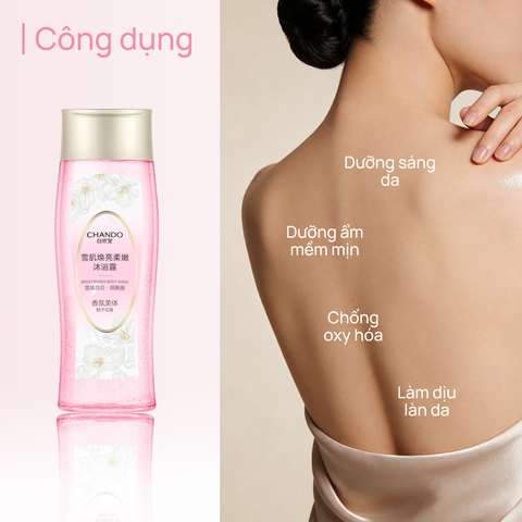 Sữa Tắm Trắng Da Nước Hoa CHANDO Brightening Body Wash 200ml