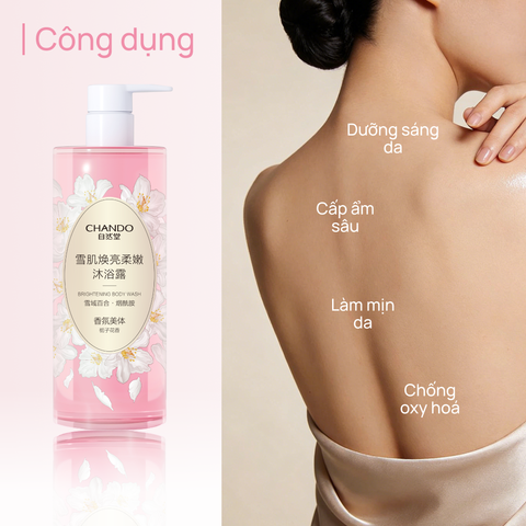 Sữa Tắm Hỗ Trợ Dưỡng Sáng Da Hương Hoa Lily 600g Hàng Chính Hãng