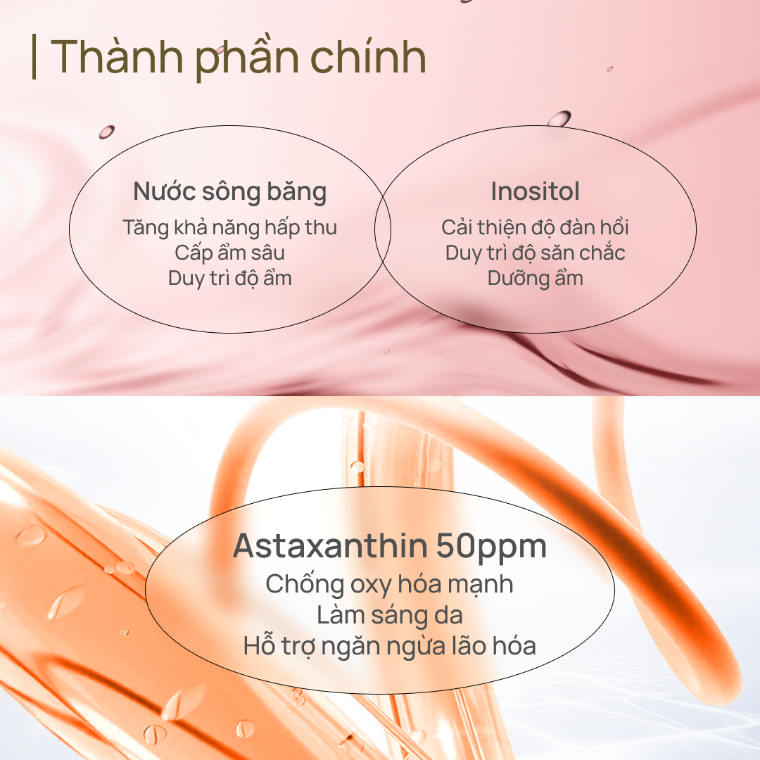 Mặt Nạ Chống Oxy Hóa CHANDO Astaxanthin Ampoule Mask 5 MIẾNG