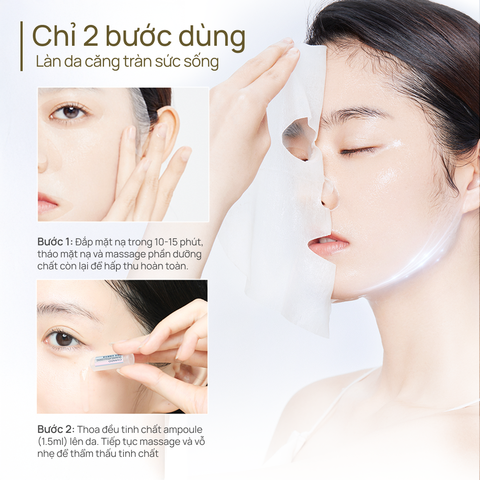 Mặt Nạ Chống Oxy Hóa CHANDO Astaxanthin Ampoule Mask 5 MIẾNG