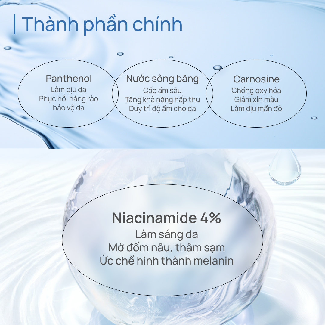 Mặt Nạ Dưỡng Trắng CHANDO Niacinamide Ampoule Mask 5 MIẾNG