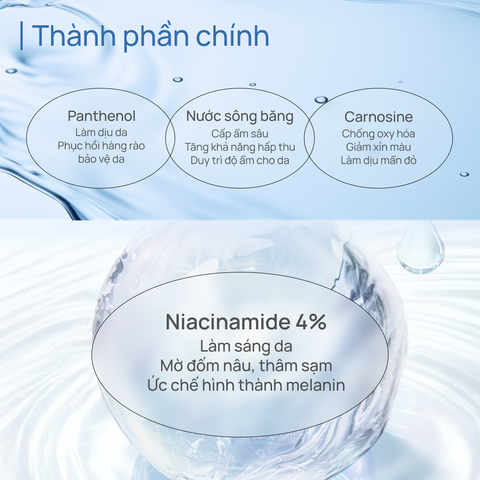 Mặt Nạ Dưỡng Trắng CHANDO Niacinamide Ampoule Mask 5 MIẾNG