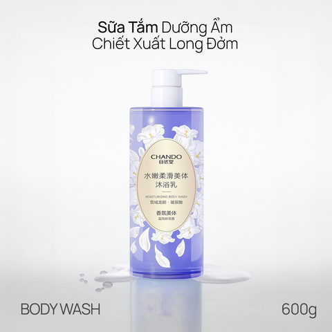 Sữa Tắm Hỗ Trợ Dưỡng Ẩm CHANDO Himalaya 600mL x 1pcs Hàng Chính Hãng