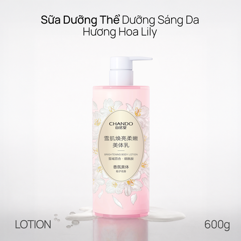 Sữa Dưỡng Thể Hỗ Trợ Dưỡng Trắng 600g CHANDO Himalaya Hàng Chính Hãng