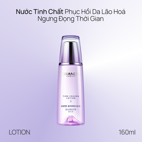 Nước Tinh Chất Time Frozen Hỗ Trợ Phục Hồi Da Lão Hoá CHANDO Himalaya 160ml Hàng Chính Hãng