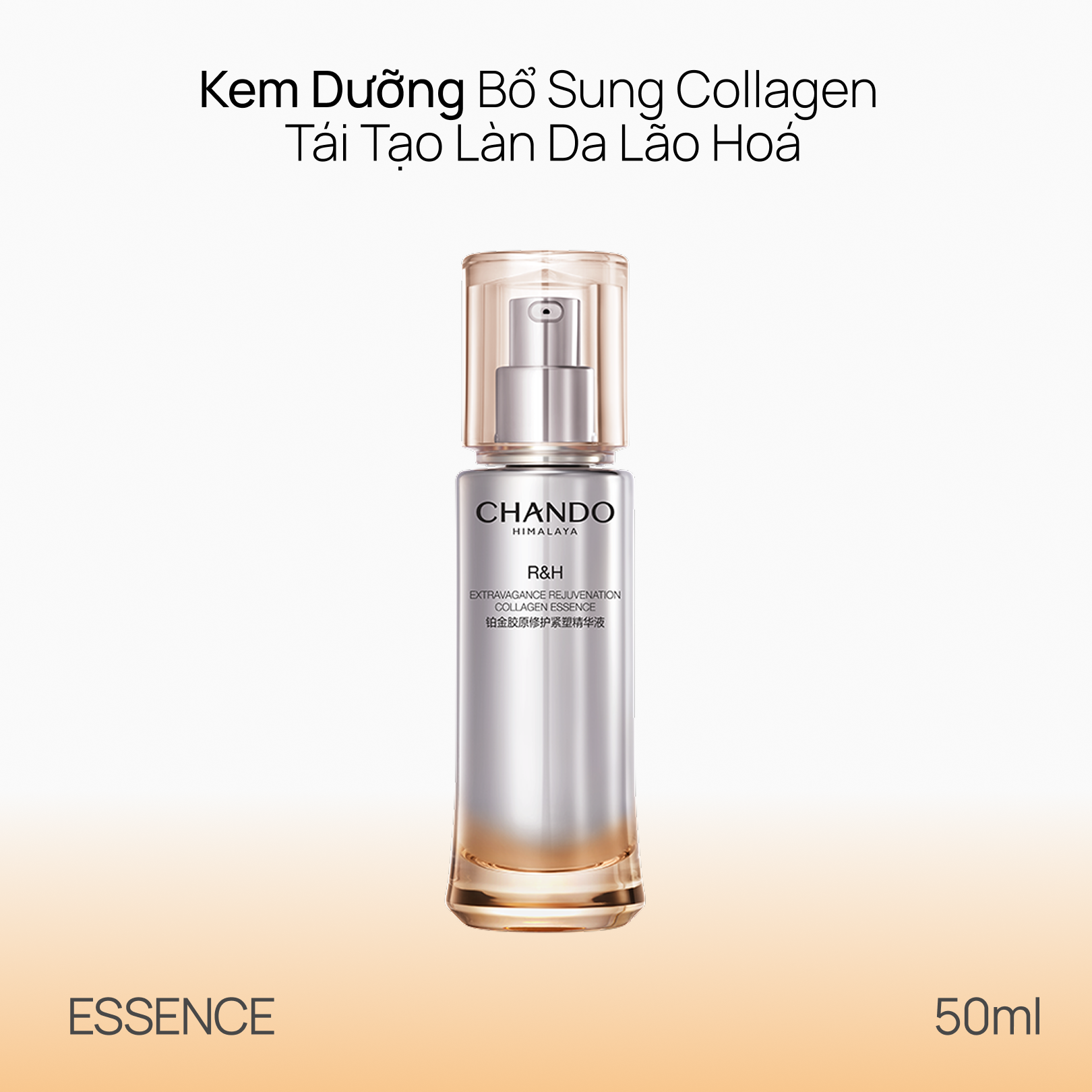 Tinh Chất Hỗ Trợ Tăng Sinh Collagen Và Cải Thiện Da Lão Hóa, Nhạy Cảm 50ml CHANDO Himalaya Chính Hãng