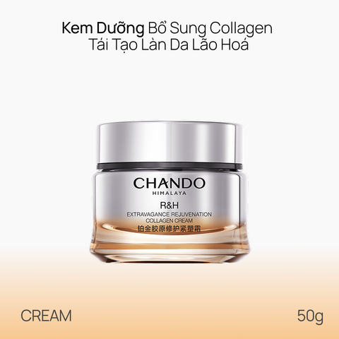 Kem Dưỡng Bổ Sung Collagen và Hỗ Trợ Cải thiện Làn Da Lão Hoá CHANDO Himalaya 55g Hàng Chính Hãng