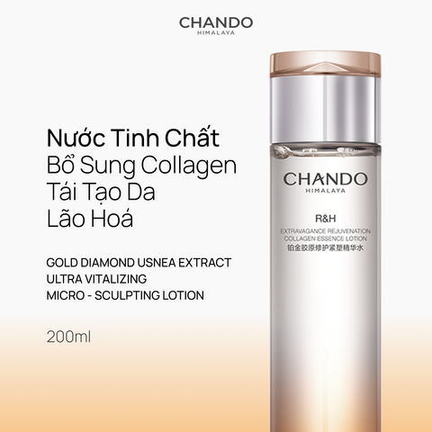 Nước Tinh Chất Bổ Sung Collagen Giúp Tái Tạo Da Lão Hoá CHANDO Himalaya 200ml Hàng Chính Hãng