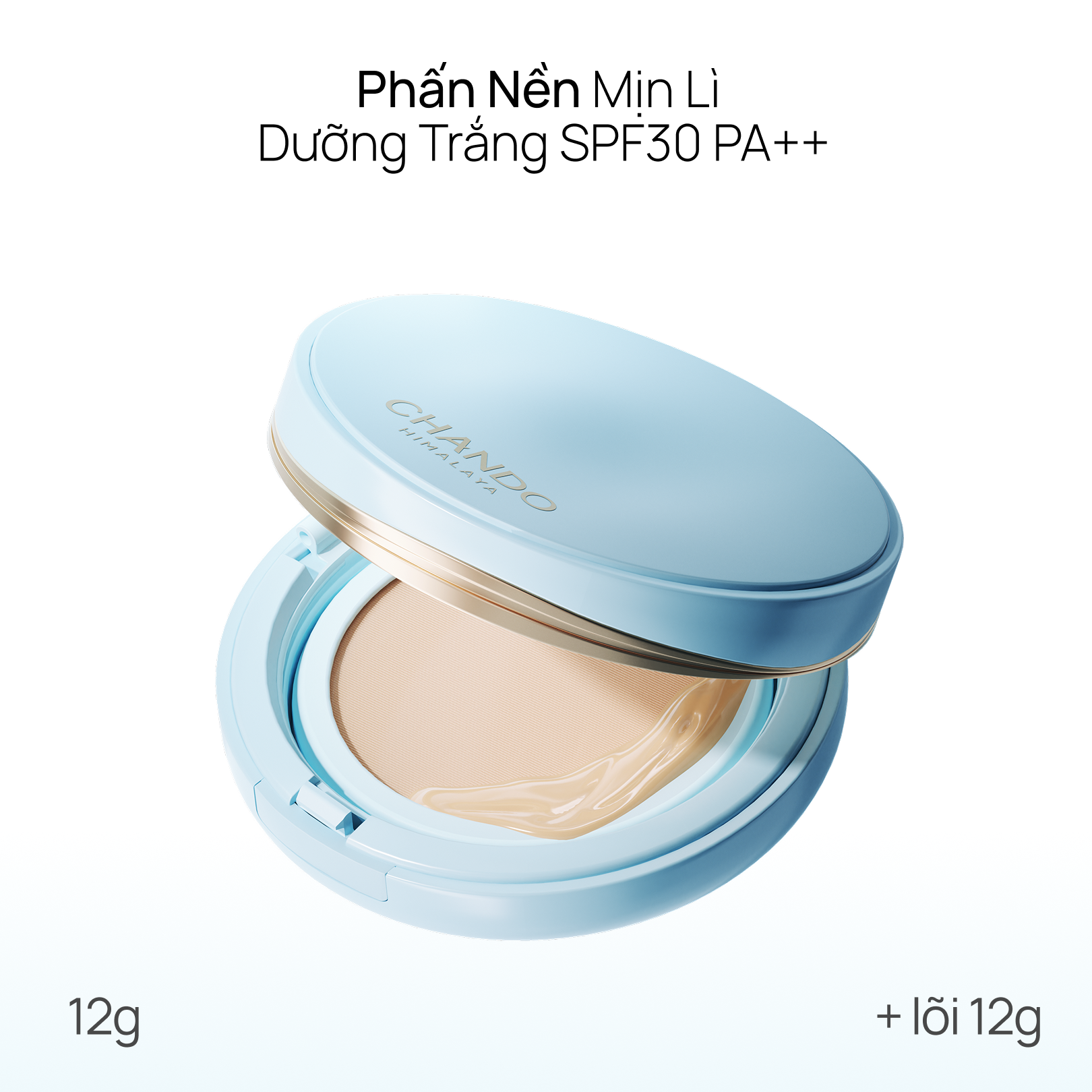 Phấn Nền Mịn Lì Dưỡng Trắng CHANDO Himalaya SPF30 PA++