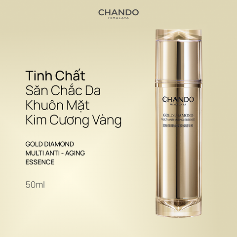 Tinh Chất Giúp Săn Chắc Da Khuôn Mặt Kim Cương Vàng CHANDO Himalaya 50ml Hàng Chính Hãng