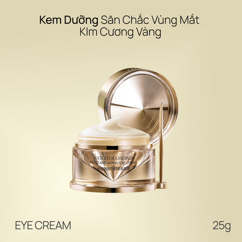 Kem Dưỡng Giúp Săn Chắc Vùng Mắt Kim Cương Vàng CHANDO Himalaya 20g Hàng Chính Hãng