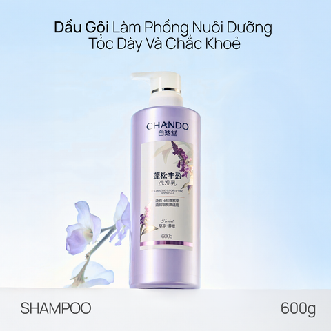Dầu Gội Hỗ Trợ Làm Phồng Nuôi Dưỡng Tóc Dày Và Chắc Khoẻ CHANDO Himalaya 600g Hàng Chính Hãng