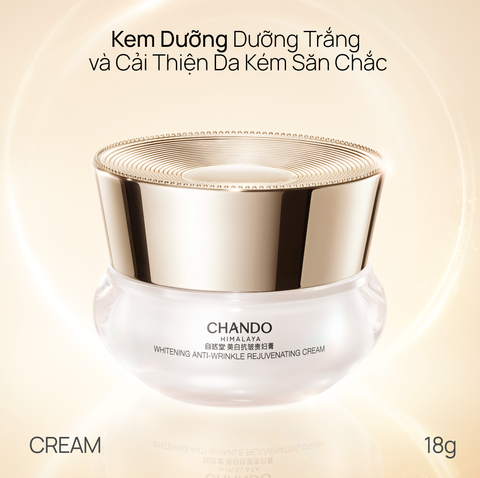 Kem Hỗ Trợ Dưỡng Trắng và Cải Thiện Da Kém Săn Chắc 18g  CHANDO Himalaya Chính Hãng