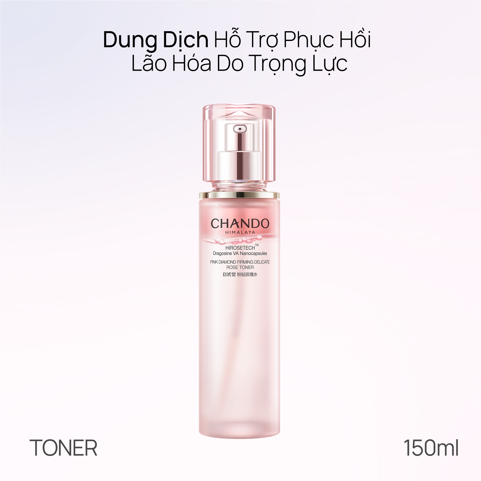 Toner Hỗ Trợ Cải Thiện Độ Đàn Hồi Cho Da Kém Săn Chắc CHANDO Himalaya 110ml Hàng Chính Hãng