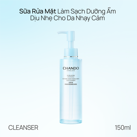 Sữa Rửa Mặt Dịu Nhẹ Cho Da Nhạy Cảm CHANDO Himalaya 150ml Chứa Vitamin B5 Hàng Chính Hãng