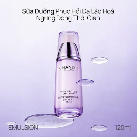 Sữa Dưỡng Giúp Phục Hồi Da Lão Hoá Ngưng Đọng Thời Gian CHANDO Himalaya 120ml Hàng Chính Hãng