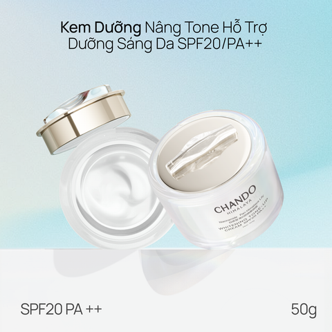 Kem Dưỡng Nâng Tone Hỗ Trợ Dưỡng Sáng Da SPF20/PA++ CHANDO Himalaya 50G