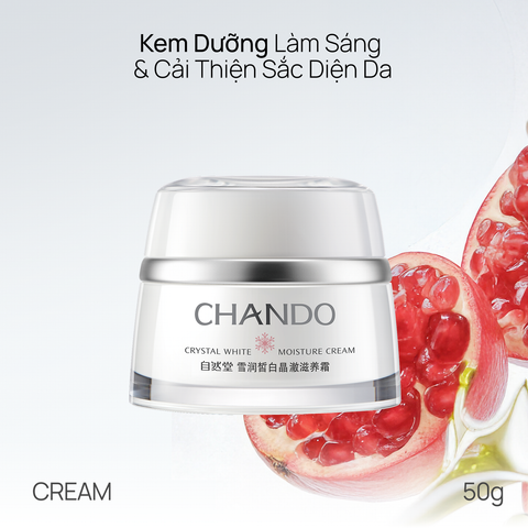Kem Dưỡng Crystal White Hỗ Trợ Làm Sáng & Cải Thiện Sắc Diện Da CHANDO Himalaya 50g