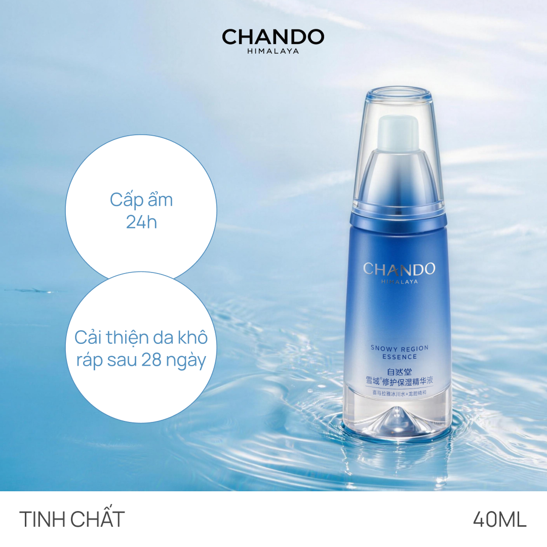 Tinh Chất Dưỡng Ẩm & Phục Hồi CHANDO Snowy Region Essence 40ml