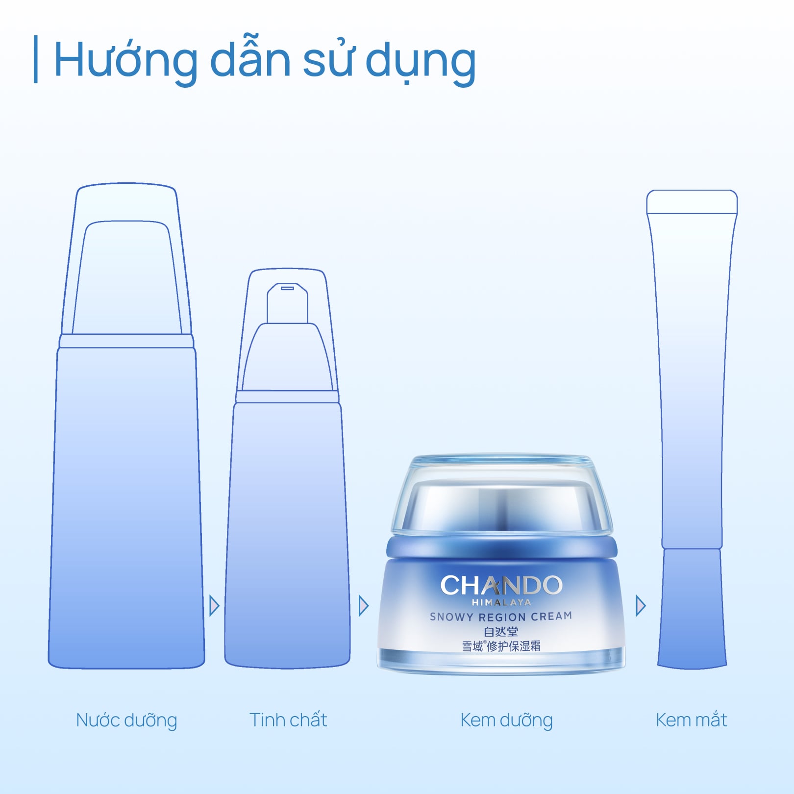 Kem Dưỡng Ẩm & Phục Hồi CHANDO Snowy Region Cream 50g