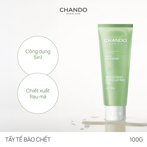 Gel Hỗ Trợ Làm Mịn Da & Làm Sạch Tế Bào Chết CHANDO Himalaya 100g Hàng Chính Hãng