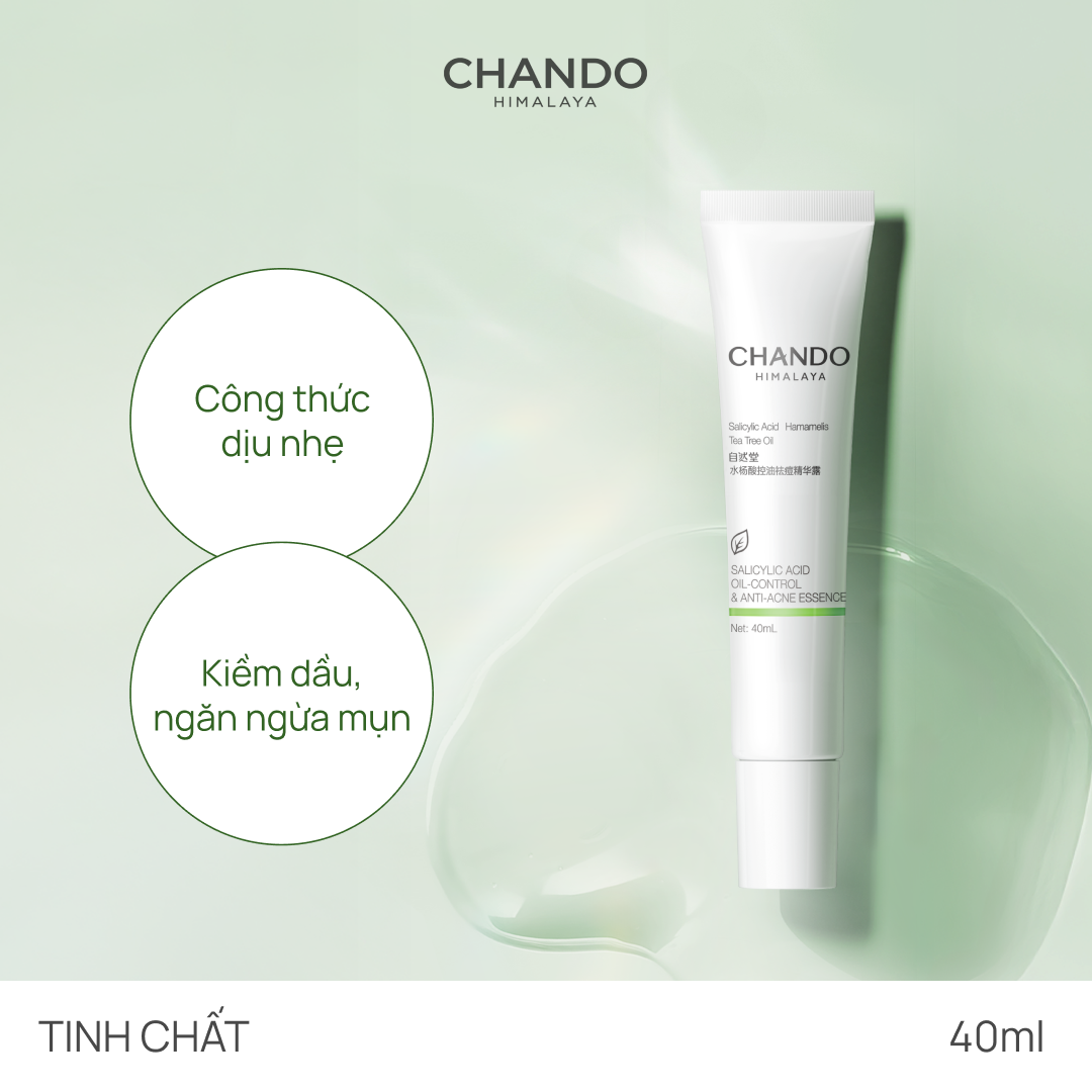 Tinh Chất Kiểm Soát Dầu & Ngăn Ngừa Mụn CHANDO Salicylic Acid Oil-control & Anti-acne Essence