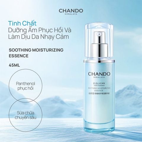 Tinh Chất Phục Hồi, Làm Dịu & Cấp Ẩm CHANDO Soothing Moisturizing 45ml
