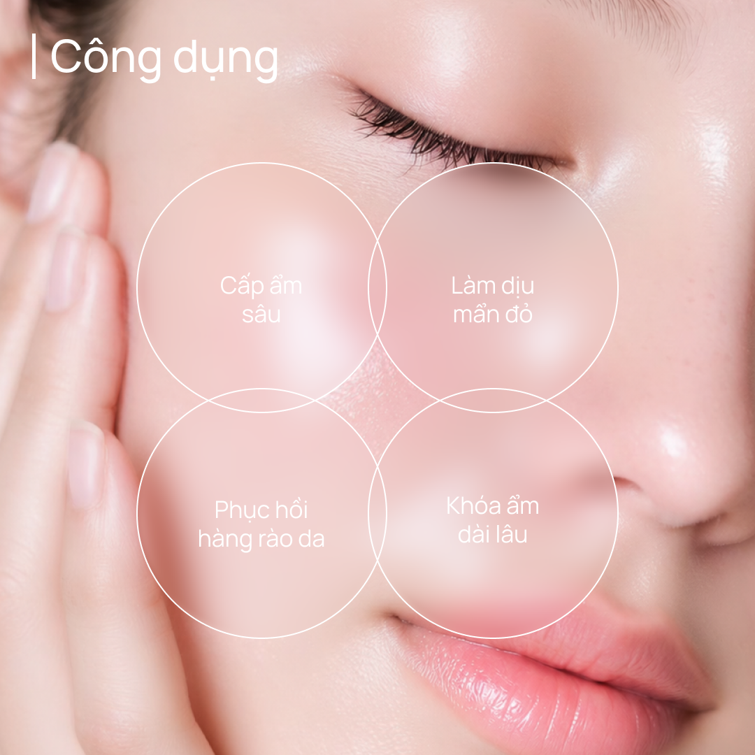 Tinh Chất Phục Hồi, Làm Dịu & Cấp Ẩm CHANDO Soothing Moisturizing 45ml