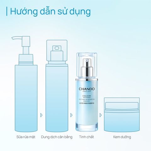 Tinh Chất Phục Hồi, Làm Dịu & Cấp Ẩm CHANDO Soothing Moisturizing 45ml