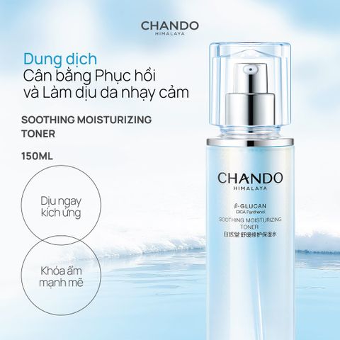 Toner Cân Bằng Da, Làm Dịu & Cấp Ẩm CHANDO Soothing Moisturizing 150ml