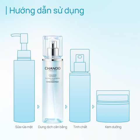 Toner Cân Bằng Da, Làm Dịu & Cấp Ẩm CHANDO Soothing Moisturizing 150ml