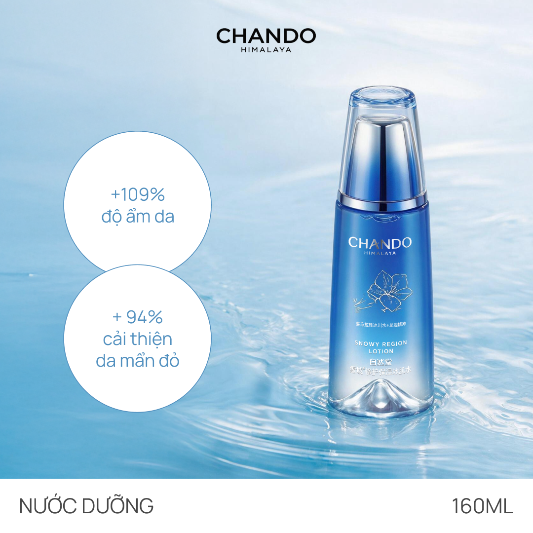 Toner Dưỡng Ẩm & Phục Hồi CHANDO Snowy Region 160ml