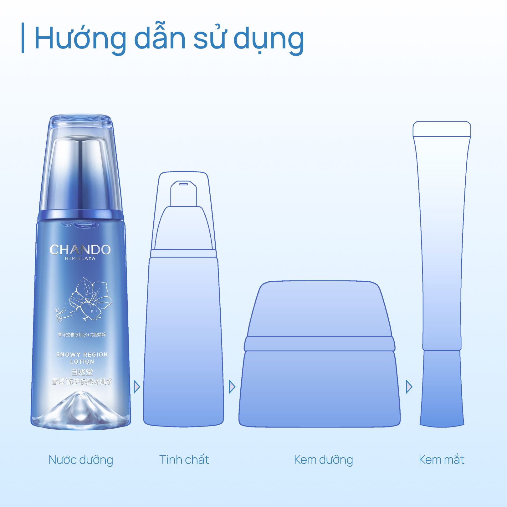 Toner Dưỡng Ẩm & Phục Hồi CHANDO Snowy Region 160ml