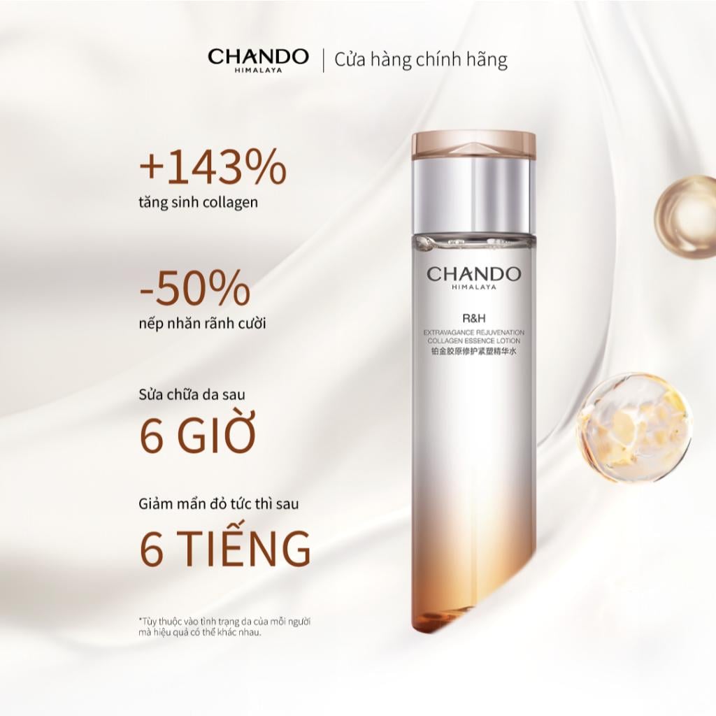 Nước Tinh Chất Bổ Sung Collagen Giúp Tái Tạo Da Lão Hoá CHANDO Himalaya 200ml Hàng Chính Hãng