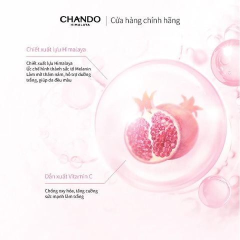 Tinh chất hỗ trợ dưỡng sáng mờ nám Pha lê CHANDO Himalaya Crystal White Serum 40ml