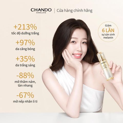 Sữa Rửa Mặt Hỗ Trợ Dưỡng Trắng Trẻ Hoá Da Pha Lê CHANDO Himalaya 120g Chứa Tranexamic Acid Hàng Chính Hãng