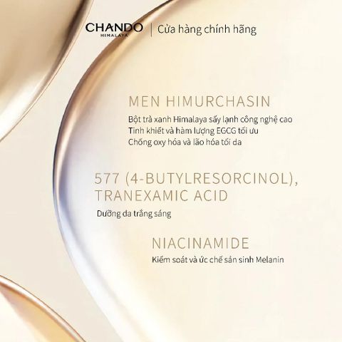 Sữa Chống Nắng Hỗ Trợ Dưỡng Trắng Trẻ Hoá Da Pha Lê CHANDO Himalaya 40ml Chứa Niacinamide Hàng Chính Hãng