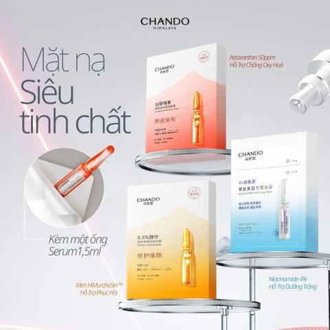 Mặt Nạ Siêu Tinh Chất 2 Bước 33ml x 5pcs (Kèm ống tinh chất 1.5ml)